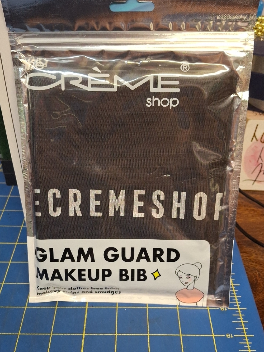 The Creme Shop Glam Guard Makeup Bib - Black